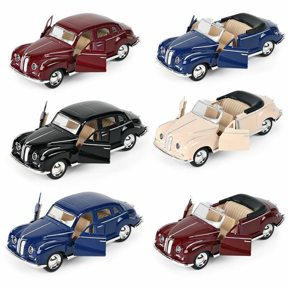 Model Kit Alfa Romeo - 1:32 Alloy Diecast Cabriolet Vintage Car
