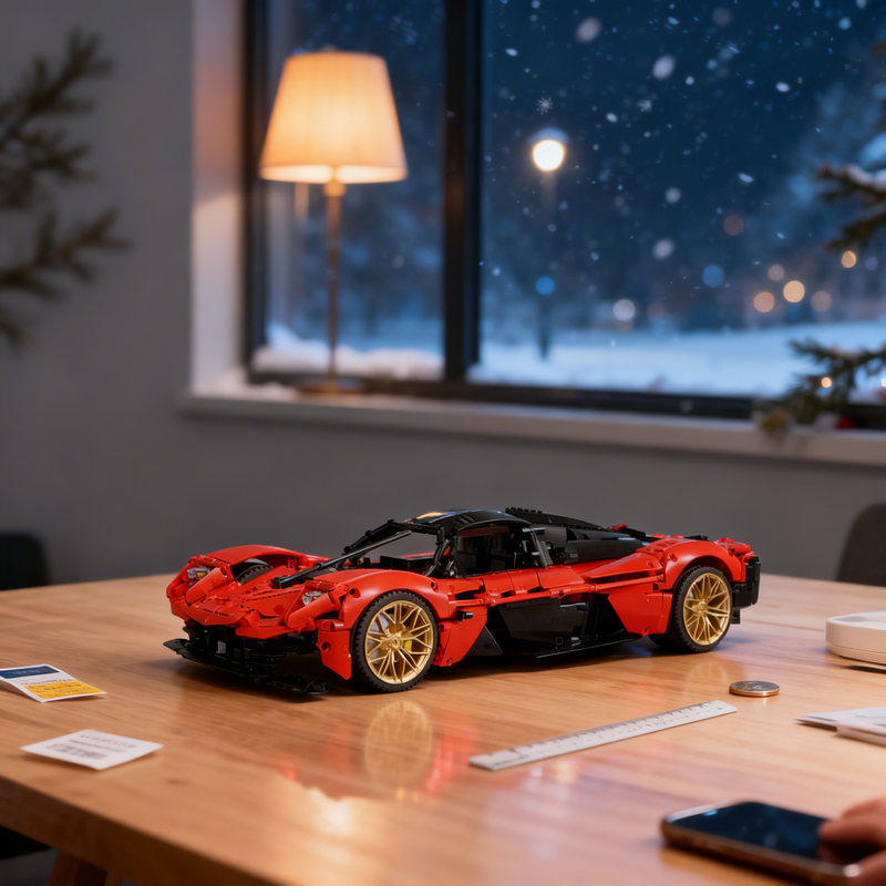 Model Kit Valkyrie - 2514pcs MOC Aston Martin Valkyrie Technical