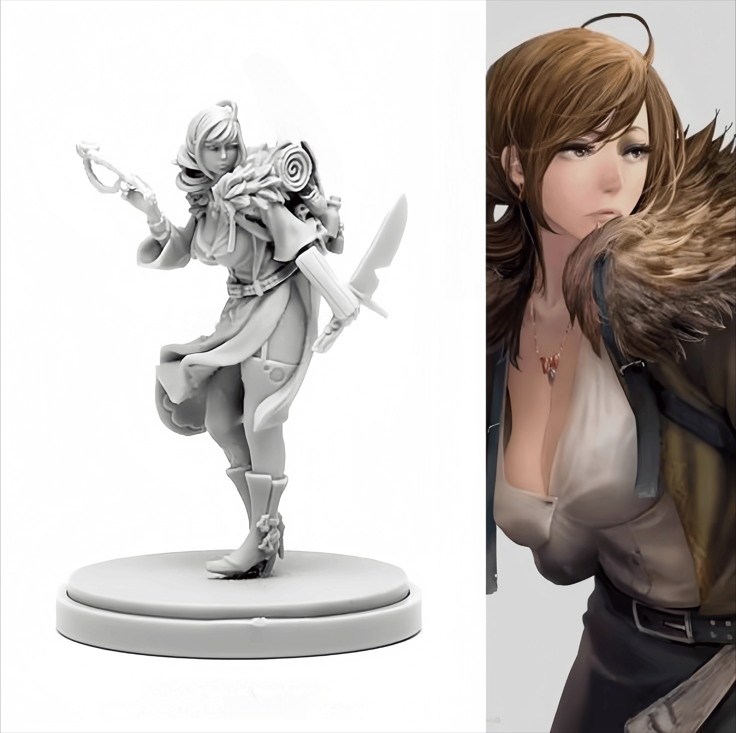 Model Kit Valkyrie - 38mm Cast Resin Model Assembly Kit,