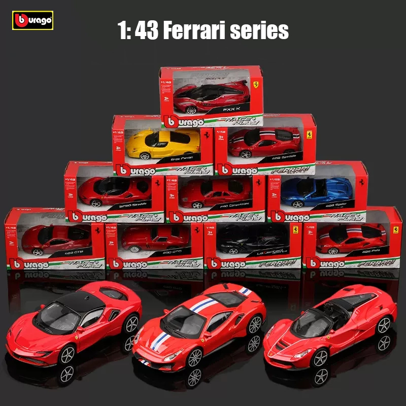 Model Kit Alfa Romeo - Bburago 1:43 Multiple styles Ferrari Collection