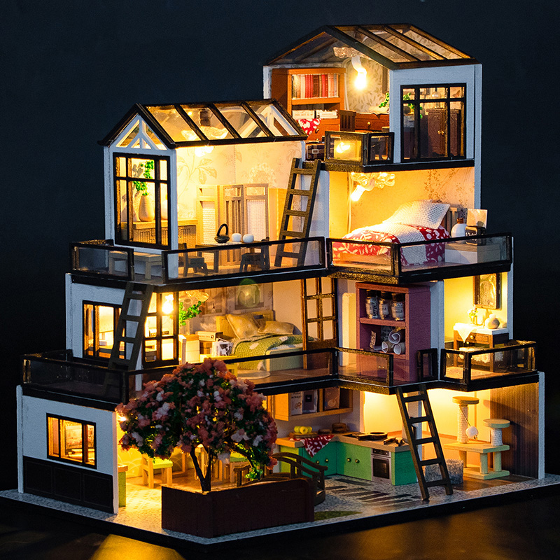 DIY Wooden Dream Town Cottage  – Model Kit Walmart recenzja i cena