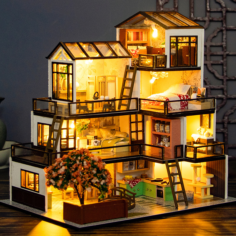 DIY Wooden Dream Town Cottage  – Model Kit Walmart recenzja i cena