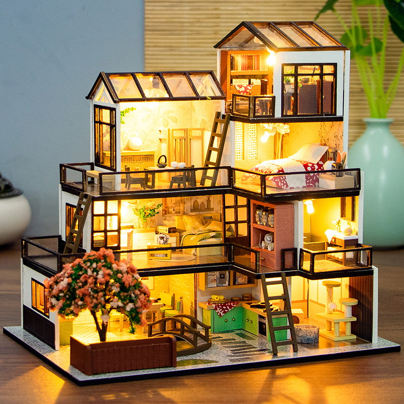 DIY Wooden Dream Town Cottage  – Model Kit Walmart recenzja i cena