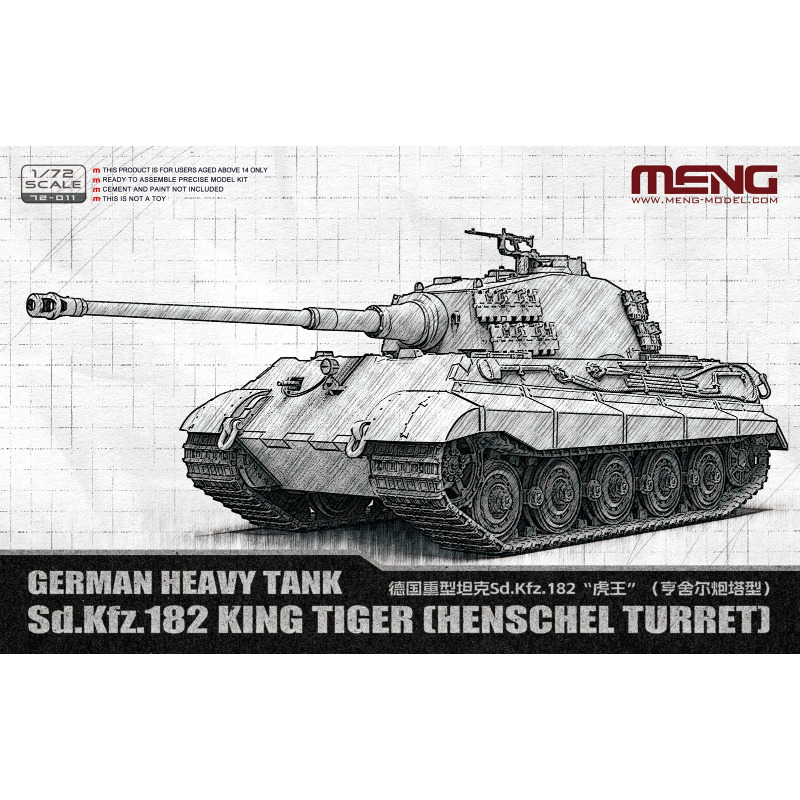 MENG 72-011 1/72 German Heavy  – Model Kit Tamiya recenzja i cena