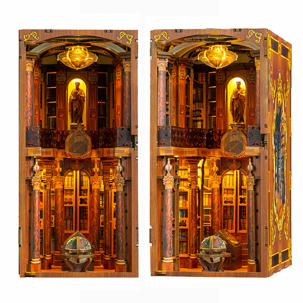 DIY Wooden Book Nook Shelf Ins – Model Kit Glue recenzja i cena