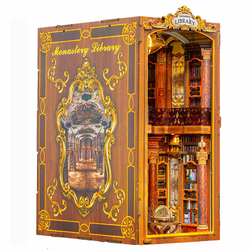 DIY Wooden Book Nook Shelf Ins – Model Kit Glue recenzja i cena