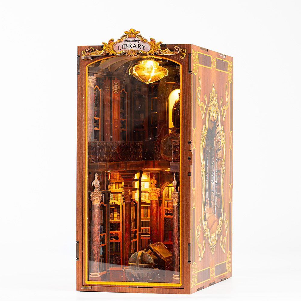 DIY Wooden Book Nook Shelf Ins – Model Kit Glue recenzja i cena