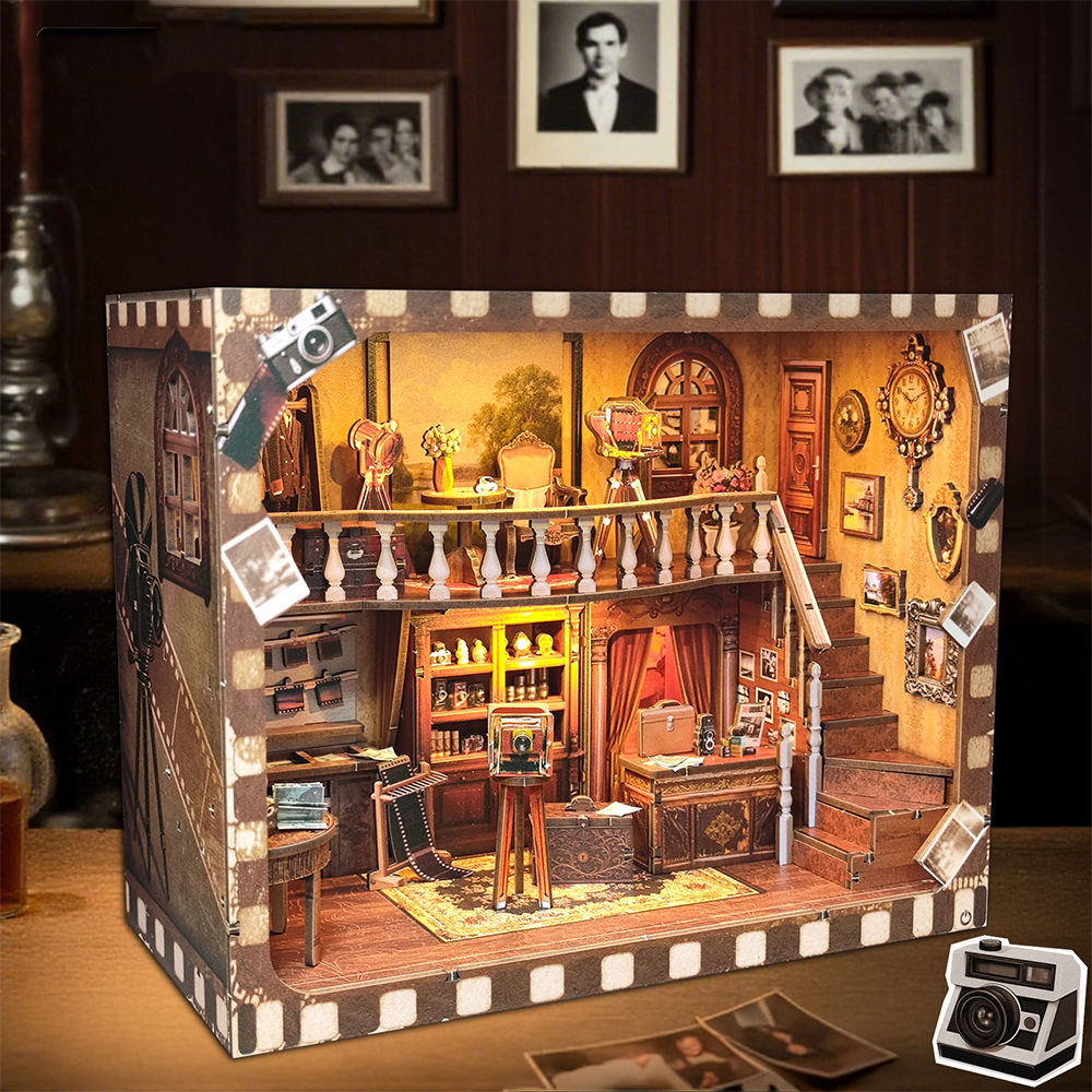 DIY Wooden Book Nook Shelf Ins – Model Kit Glue recenzja i cena