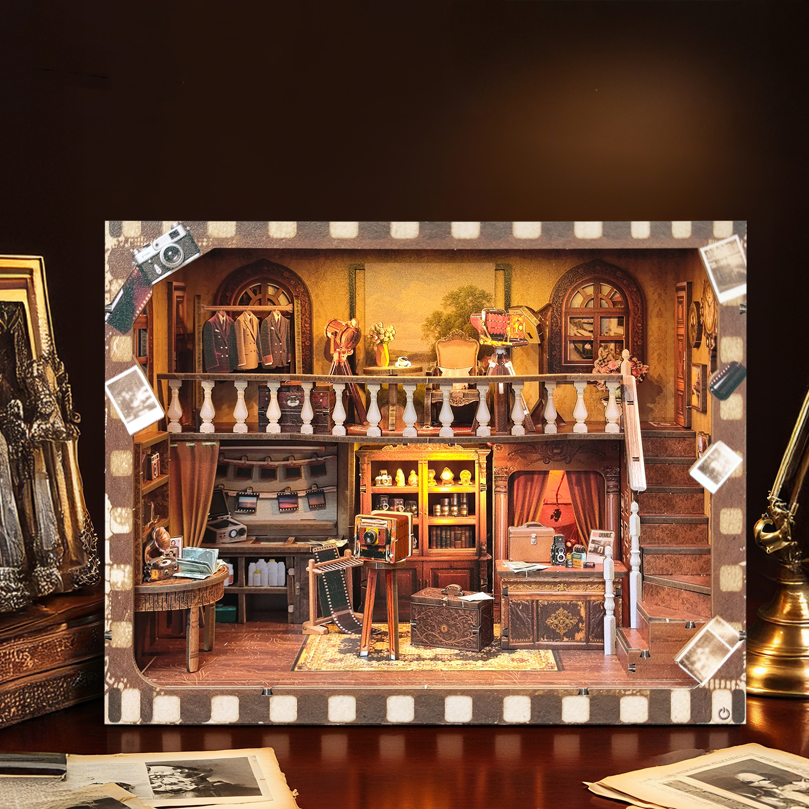 DIY Wooden Book Nook Shelf Ins – Model Kit Glue recenzja i cena