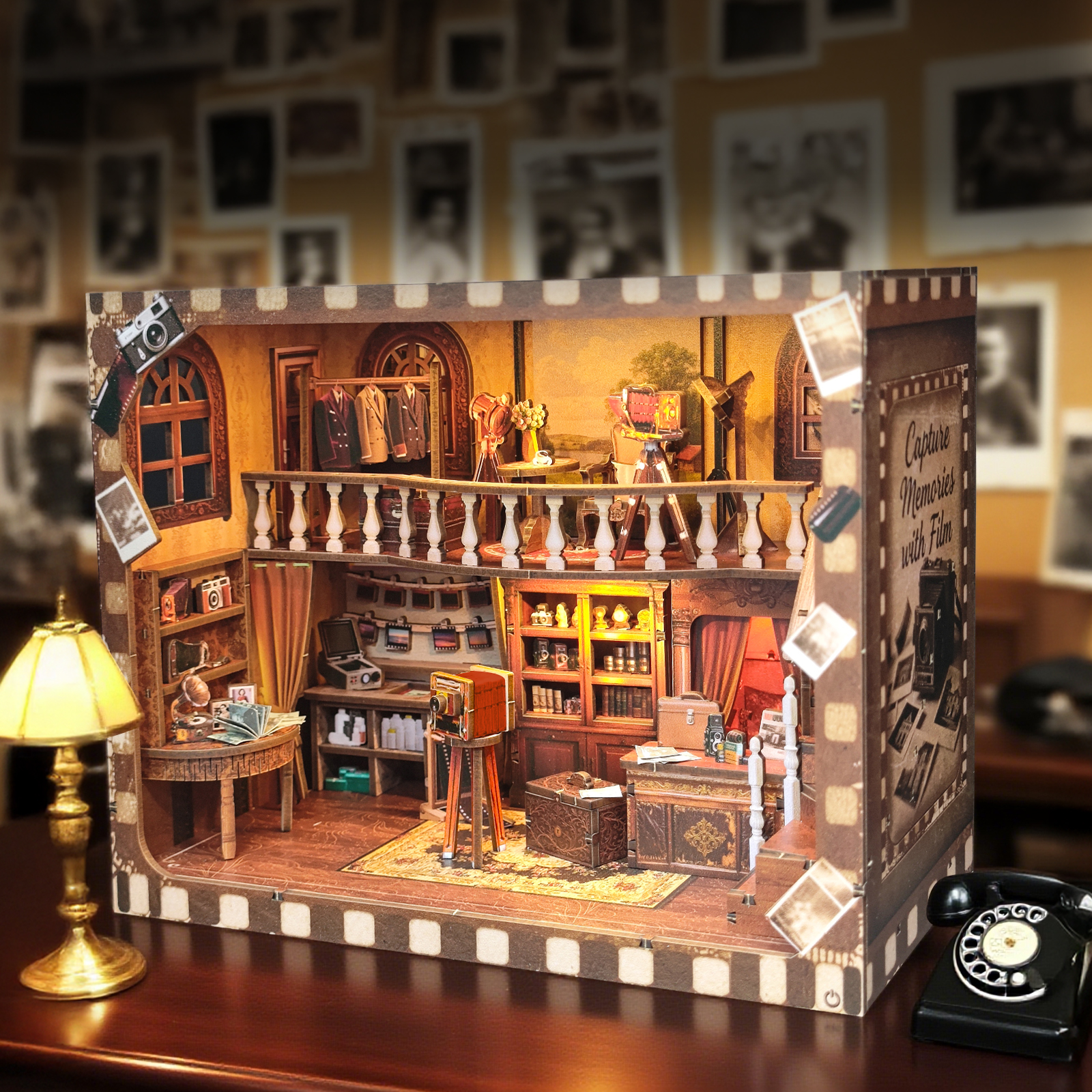 DIY Wooden Book Nook Shelf Ins – Model Kit Glue recenzja i cena