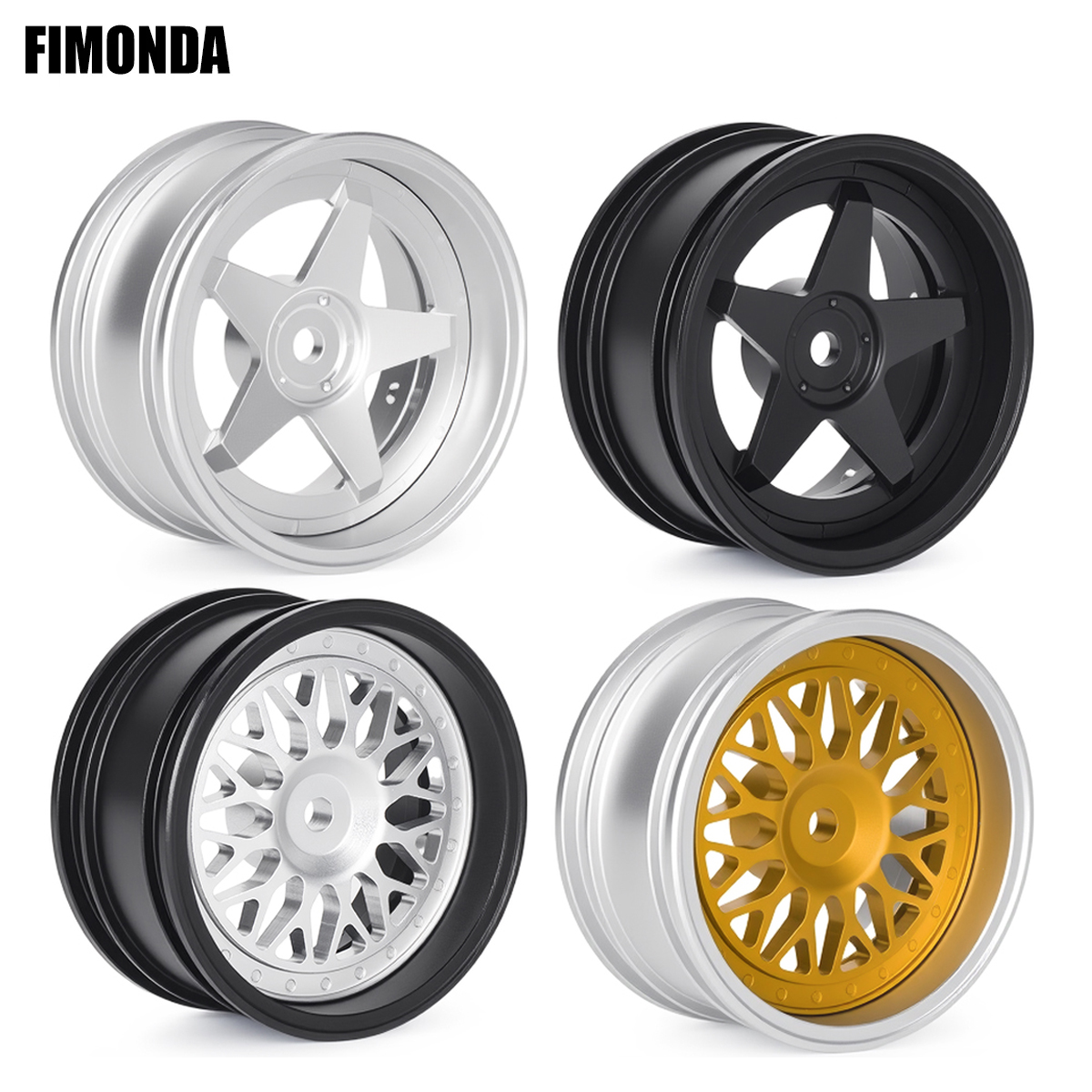 4Pcs Aluminum Wheel Hubs Rim 5 – Model Kit Tamiya recenzja i cena