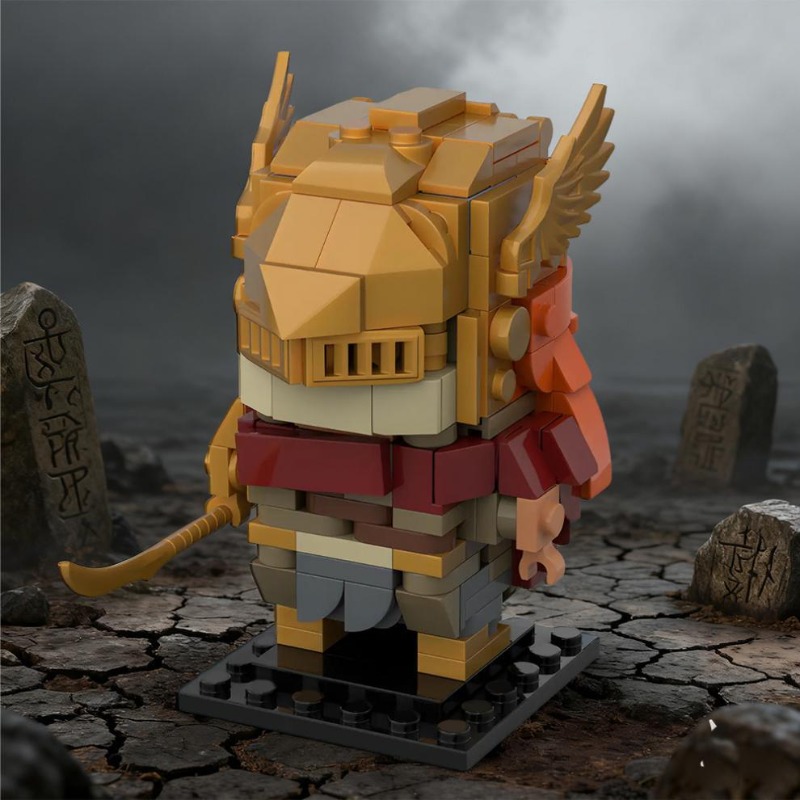 228Pcs Medieval Valkyrie Figur – Model Kit Valkyrie recenzja i cena