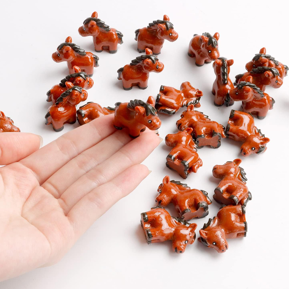2/5pcs Mini Resin Horse Miniat – Model Kit Horse recenzja i cena