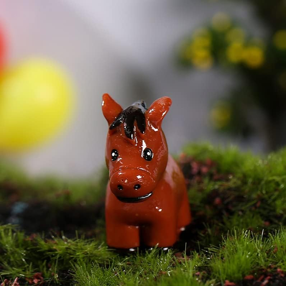 2/5pcs Mini Resin Horse Miniat – Model Kit Horse recenzja i cena