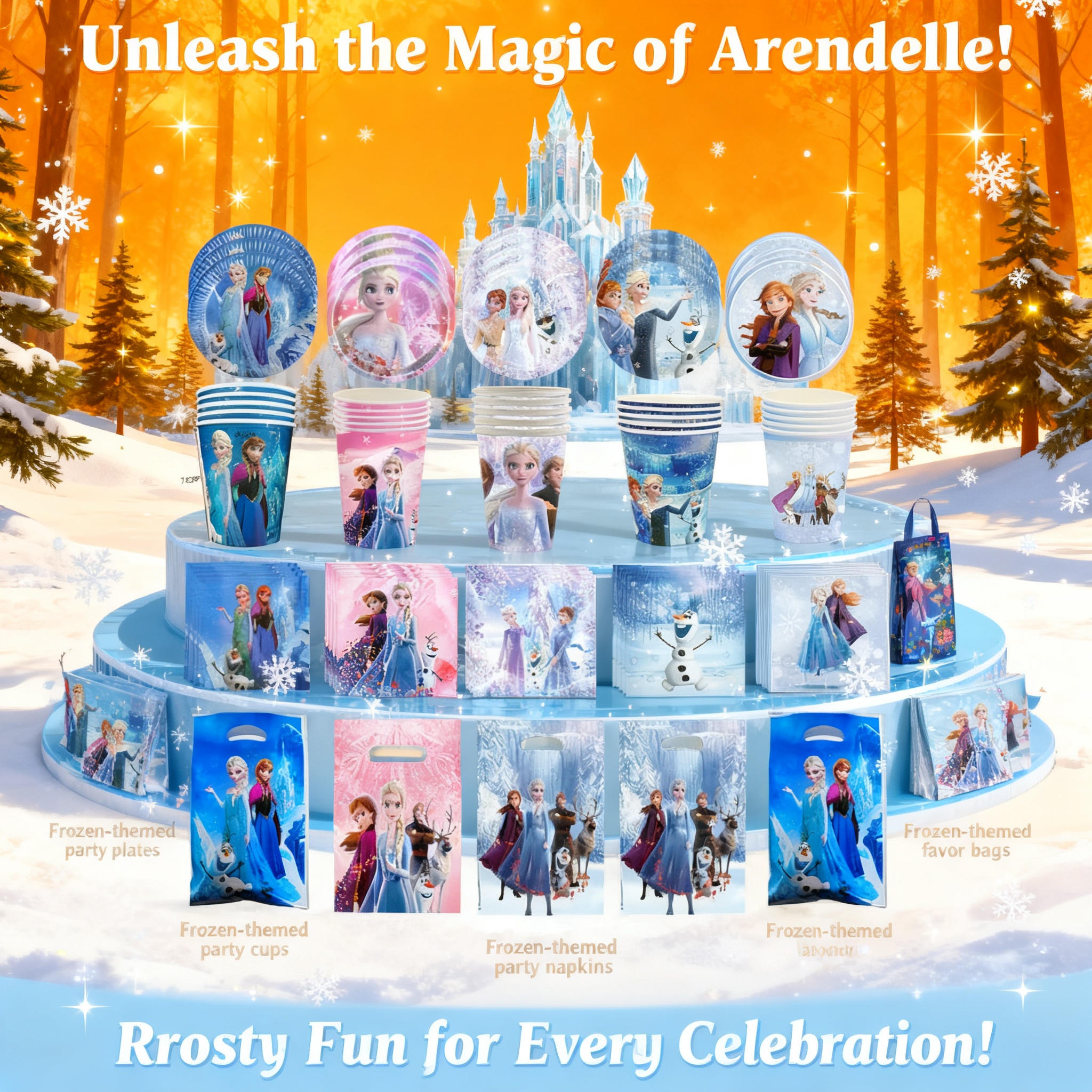 Frozen Elsa Anna Olaf Birthday – Model Kit Store recenzja i cena