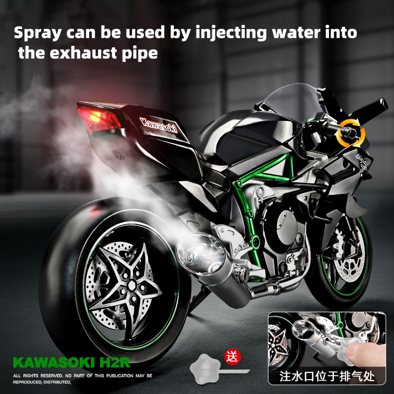 1:9 Kawasaki H2R With Spray Al – Model Kit Harley Davidson recenzja i cena