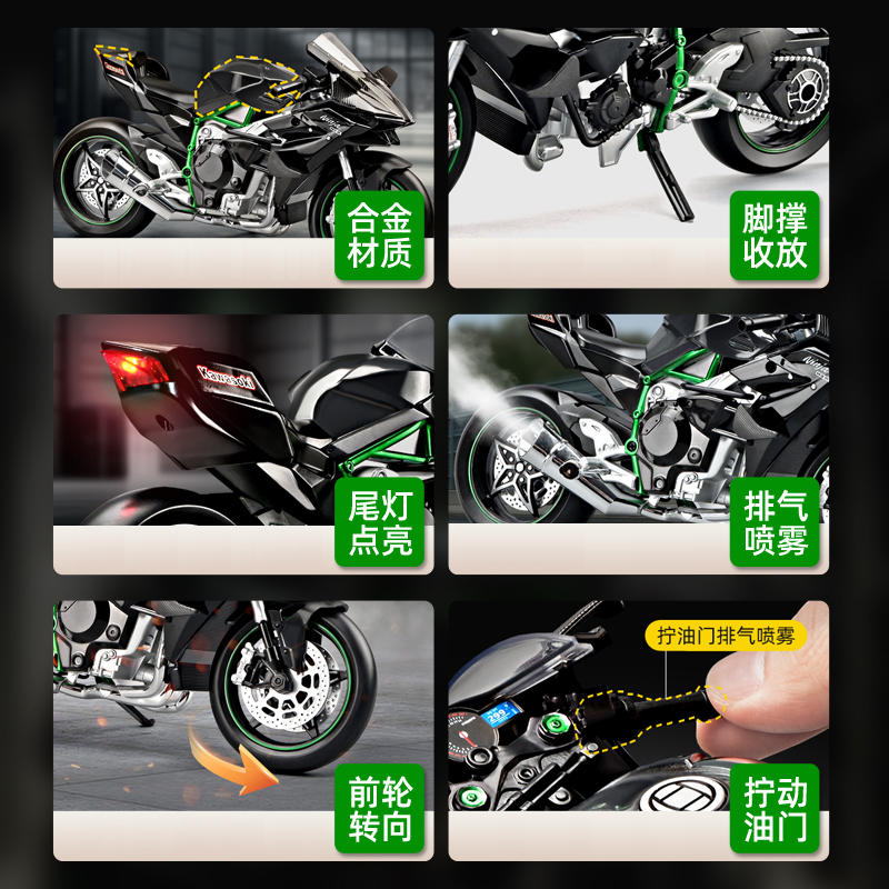 1:9 Kawasaki H2R With Spray Al – Model Kit Harley Davidson recenzja i cena