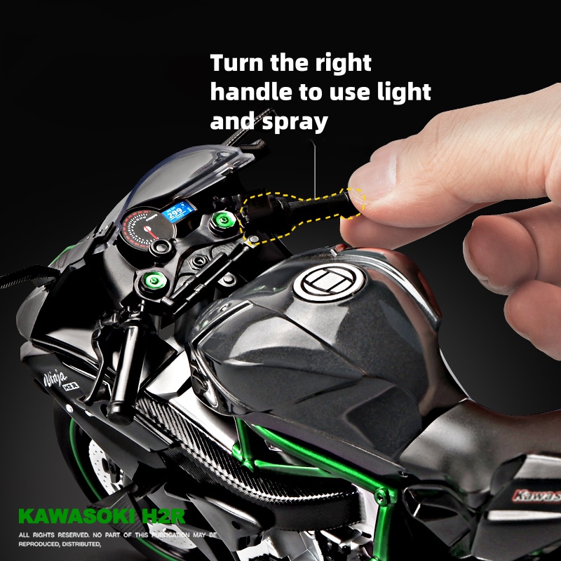 1:9 Kawasaki H2R With Spray Al – Model Kit Harley Davidson recenzja i cena