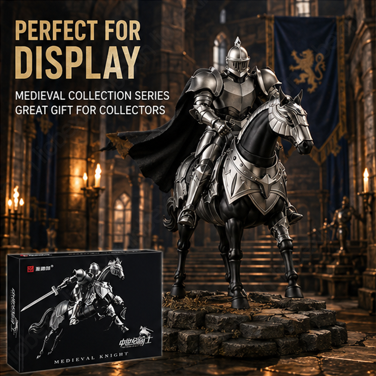 Medieval Knight Action Figure  – Model Kit Horse recenzja i cena