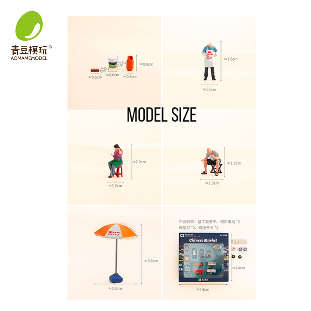 1/64 Night market s Model Kit- – Model Kit Store recenzja i cena
