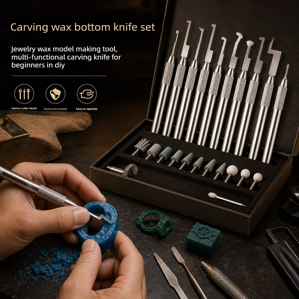 10-piece set Undercutting Wax  – Model Kit Tool Set recenzja i cena