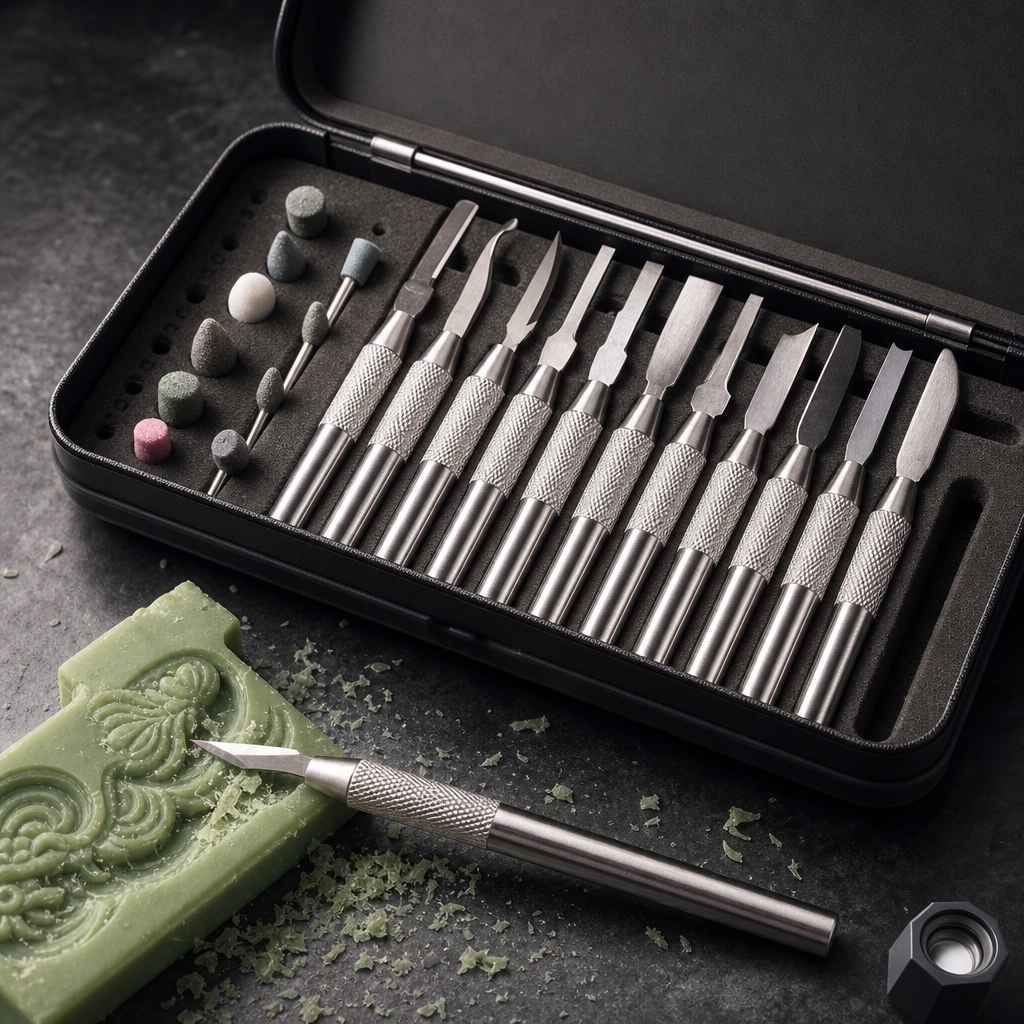 10-piece set Undercutting Wax  – Model Kit Tool Set recenzja i cena