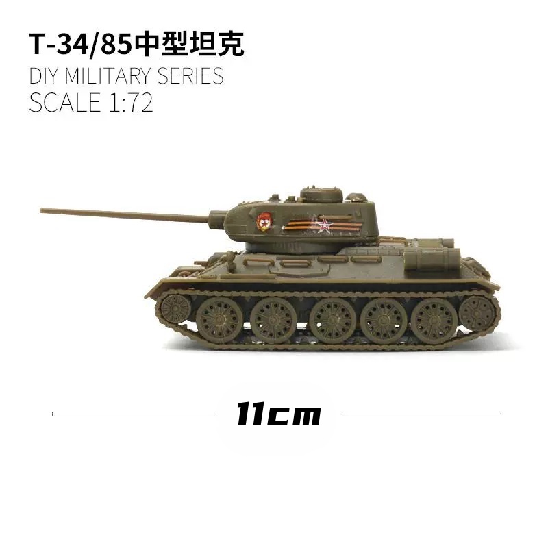 LEE 1/72 Soviet T34/85 Medium  – Model Kit Tamiya recenzja i cena