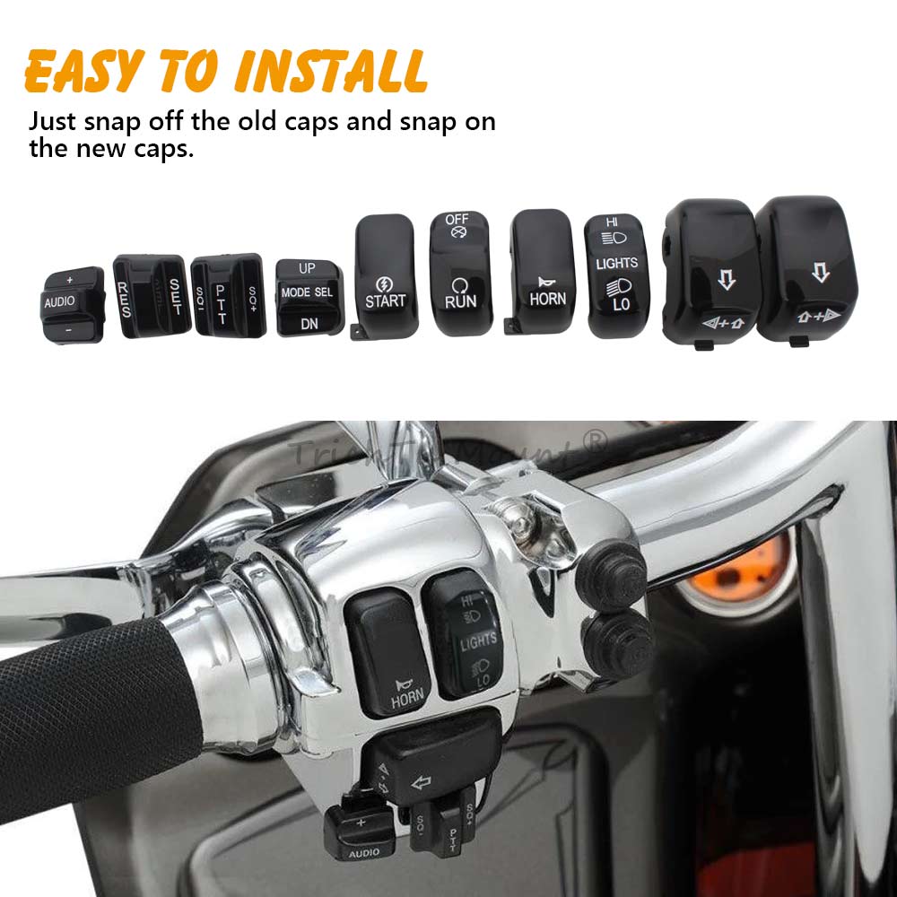 Motorcycle Black Hand Control  – Model Kit Harley Davidson recenzja i cena
