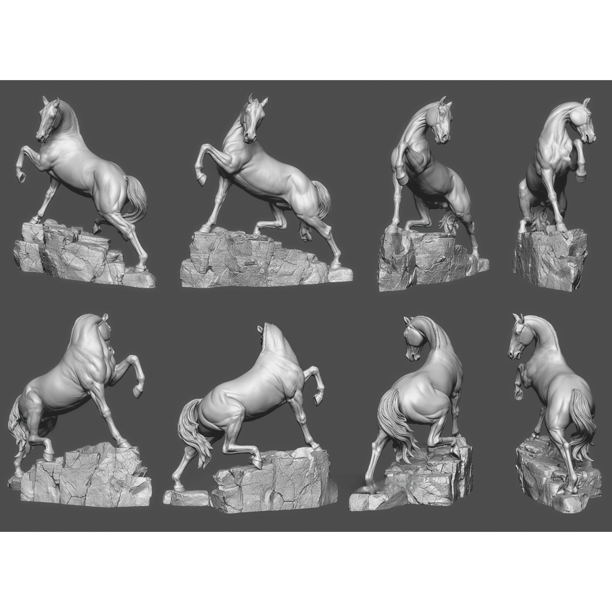 54mm unpainted resin model kit – Model Kit Horse recenzja i cena